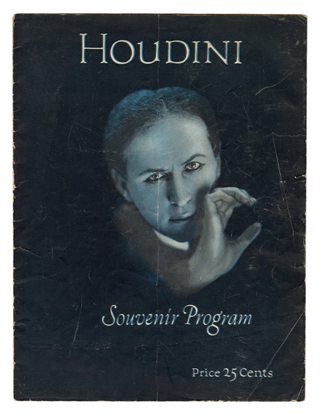  Houdini, Harry. Houdini Final Tour Souvenir Program. [New Y...