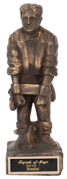  Houdini, Harry (Ehrich Weisz). Bronze Sculpture of Houdini ...