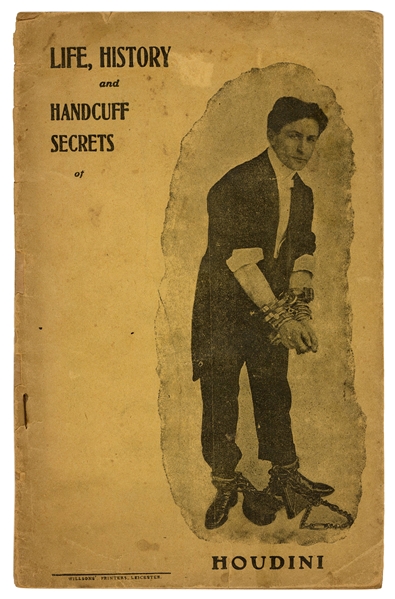  Houdini, Harry (Ehrich Weisz). Life, History and Handcuff S...