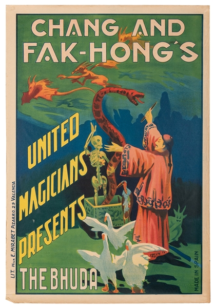  Chang and Fak Hong’s United Magicians. The Bhuda. Spain, ca...