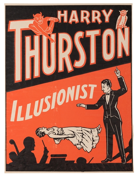  Thurston, Harry. Harry Thurston. Illusionist. Circa 1930s/4...