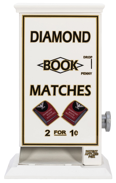  Diamond 2 for 1-Cent Match Machine. Height 13”. Restored.