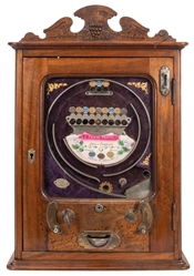  French Countertop Coin-Operated Skill Game. France, ca. 190...