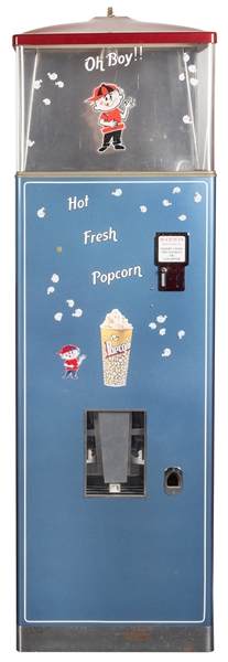  Federal Machine 10 Cent Popcorn Warmer and Vendor. Insert o...