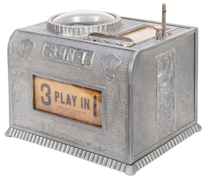  Charles Fey 3 in 1 Dicer. San Francisco, ca. 1927. Coin-ope...