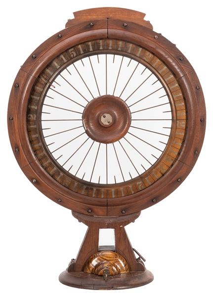  Early Fairest Wheel Trade Stimulator. Circa 1890. Plays 5 C...