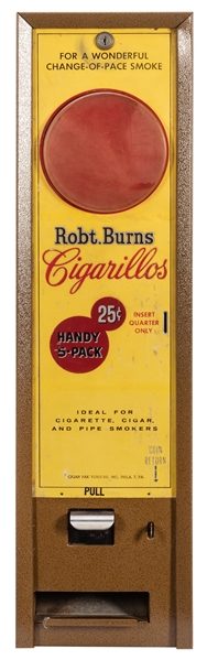  Robert Burns Cigarillo Cigar Vendor. 25-cent cigar vending ...