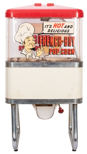  French Boy Popcorn Warmer and Dispenser. Chicago: A.B.C. Po...