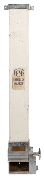  FEMS Sanitary Napkin Coin-Operated Vending Machine. Wall-mo...