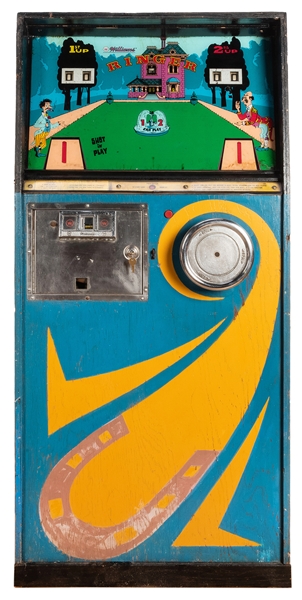  Williams “Ringer” Horseshoe Arcade Game. 1970s. Electromech...