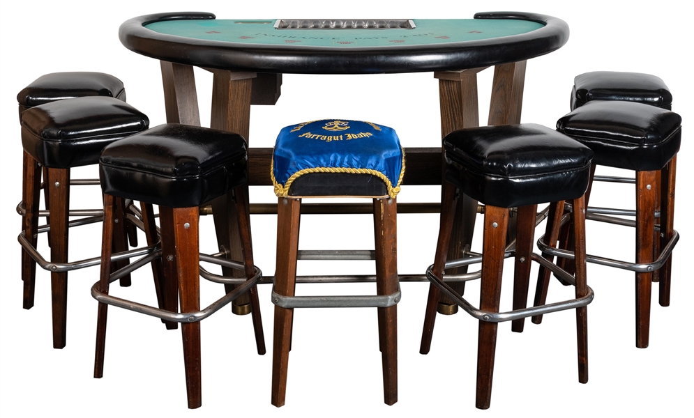  Harold’s Club Casino Blackjack Table with Chairs. Original ...