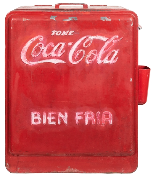  Mexican Coca-Cola Westinghouse Junior Ice Cooler. Circa 194...