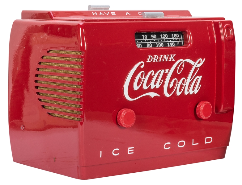 Lot Detail - Coca-Cola Cooler Radio. Chicago: Point of Purchase Displays...