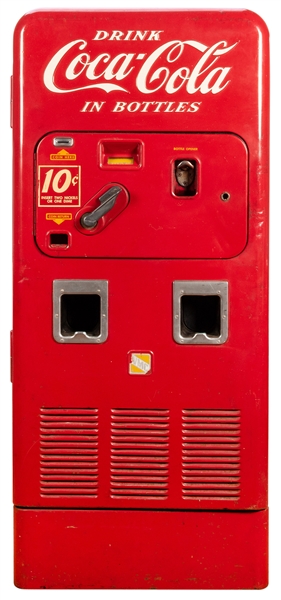  Vendo 72 Vintage Coca-Cola Vending Machine. Attractive 10-c...