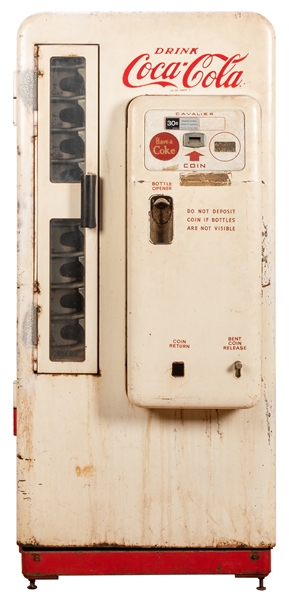Cavalier 72 Coca-Cola Vending Machine. Vintage machine with...