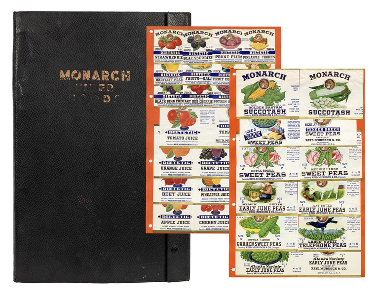  Monarch Finer Foods Salesman Sample Portfolio. Dubuque, IA:...