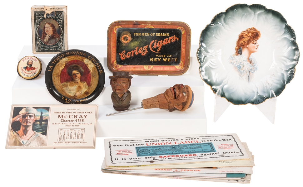  Group of Tobacciana and Other Advertising. Including Willia...