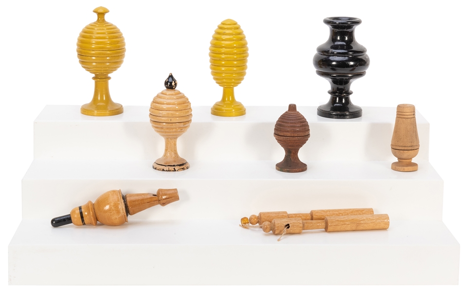  Group of Antique Wooden Magic Tricks. Germany, early 20th c...