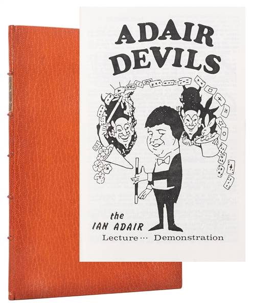  [Fine Binding] Adair, Ian. Ian Adair “Devils” Lecture Notes...