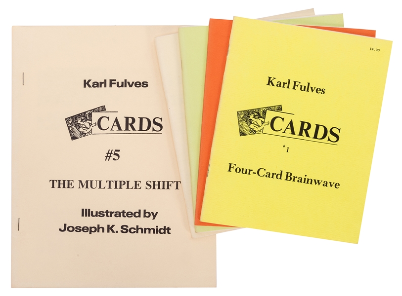  Fulves, Karl. Cards, Numbers 1 – 5. Teaneck: Author, 1970 s...