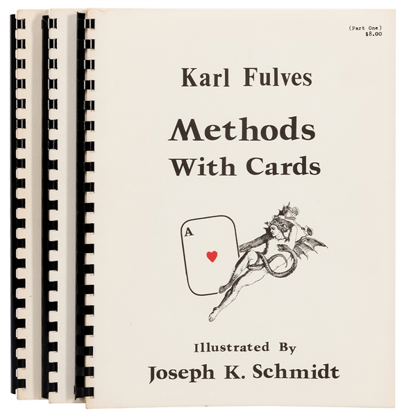  Fulves, Karl. Methods With Cards, Vols. 1—3. Teaneck, 1975....