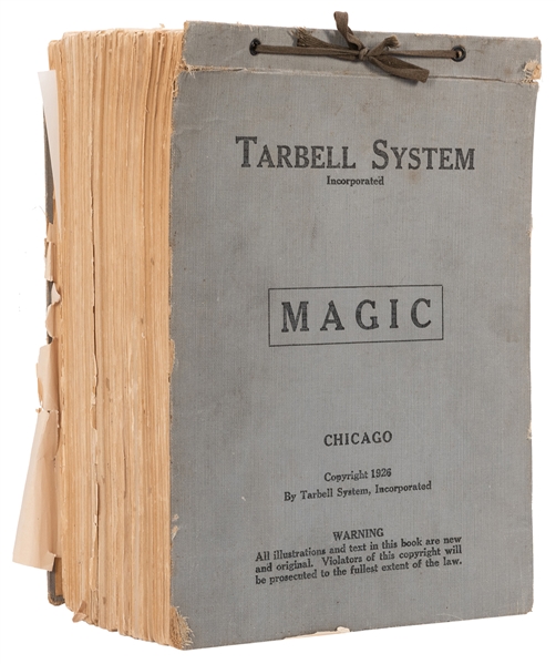  Tarbell, Harlan. The Tarbell Course in Magic. Chicago, 1927...