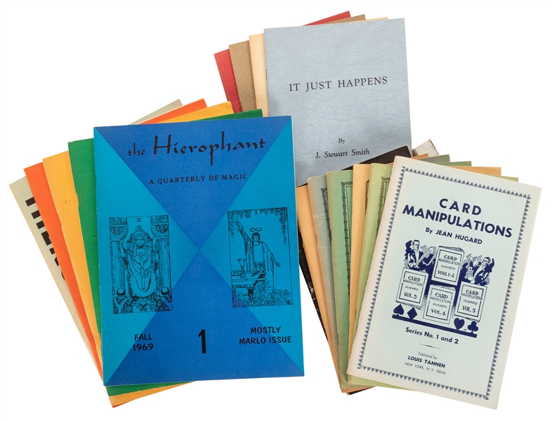  Group of Booklets on Card Magic by J. Stewart Smith and Jea...