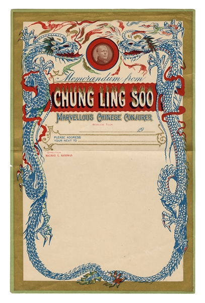  Chung Ling Soo (William E. Robinson). Chung Ling Soo “Drago...