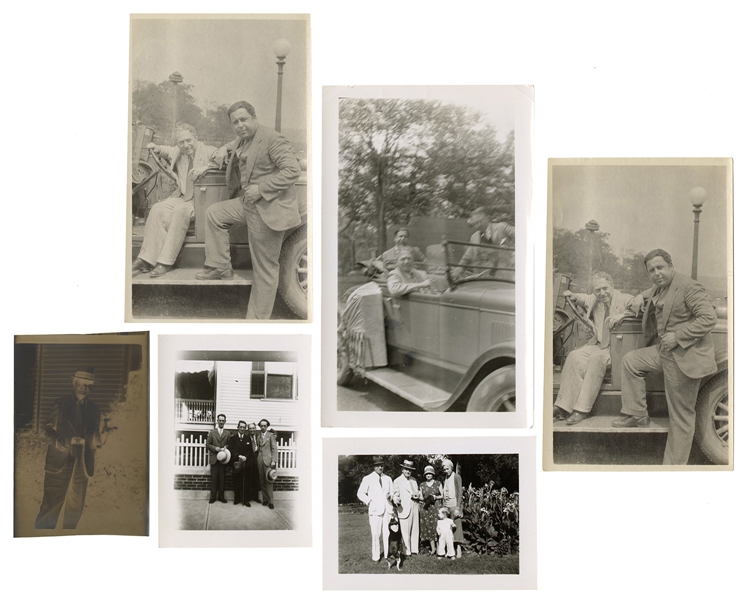  Downs, T. Nelson. Five Vintage Photographs and one Negative...
