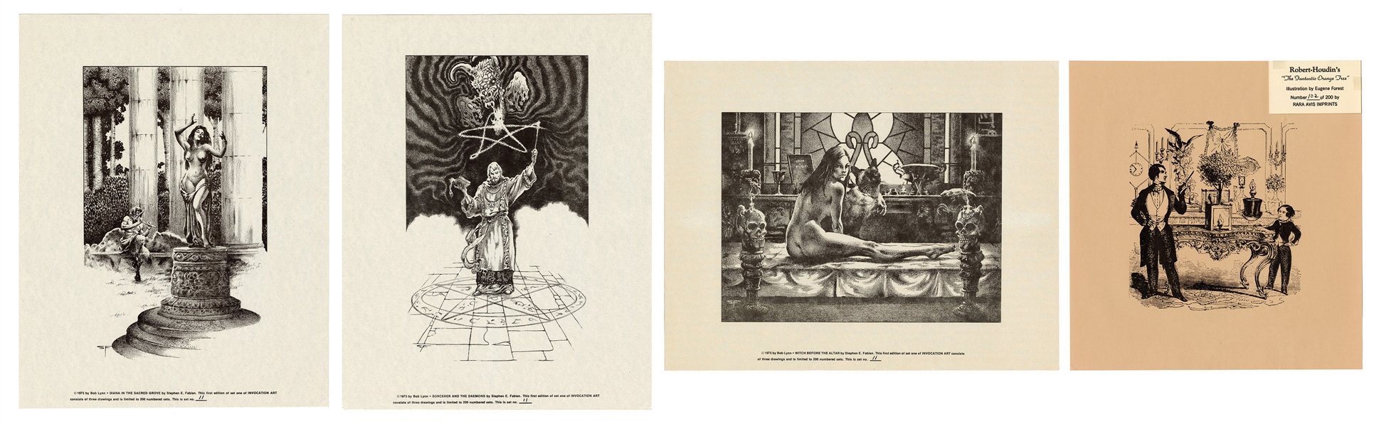  Fabian, Stephen E. “Invocation Art” Limited Edition Prints....