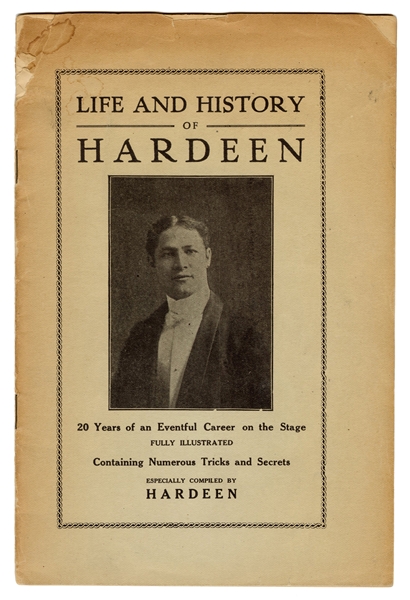  Hardeen, Theo. Life and History of Hardeen. [Signed]. [New ...