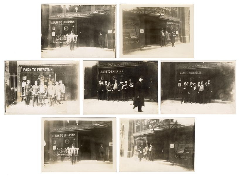  [Magic Shop] Seven Photographs of Clyde Powers’ New York Ma...