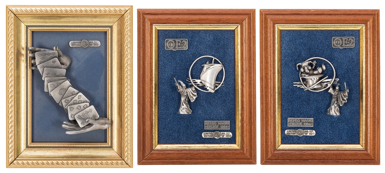  Five Ray Bradbury Metal Pewter Sculptures. From editions of...