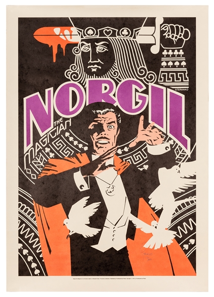  Steranko, James. Norgil the Magician. Mysterious Press, 197...