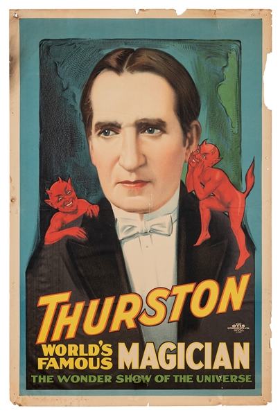  Thurston, Howard. Thurston Worlds Famous Magician. Clevela...