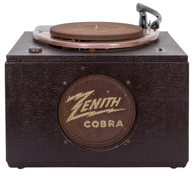  Zenith Cobra Demonstration Record Player. Record player by ...