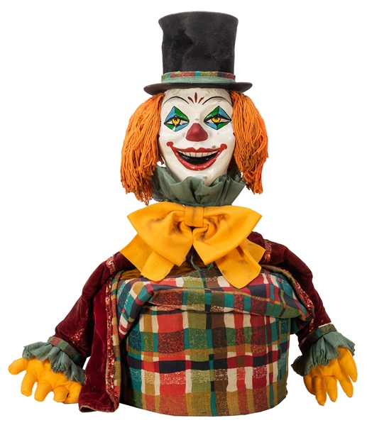  Vintage Electric Inflatable Clown Store Display. A fully dr...