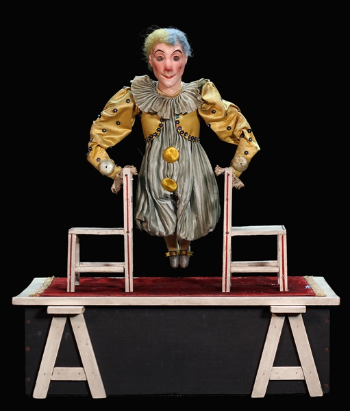  Renou Acrobat Clown Automaton on Two Chairs. Paris: Louis R...