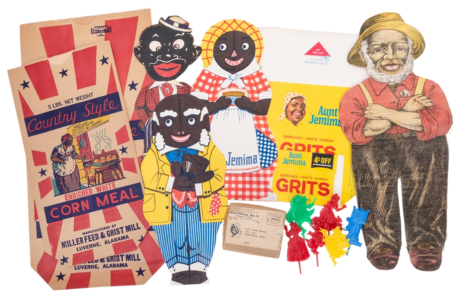  Black Americana Advertising, Packaging, and Other Items. In...