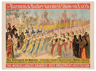 Barnum & Bailey Greatest Show on Earth. The Spectacle of Ba...