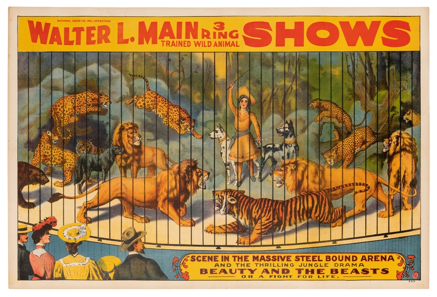  Walter L. Main. Beauty and the Beasts. Milwaukee: Riverside...