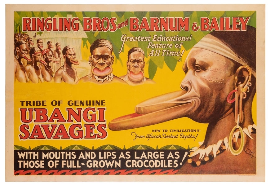  Ringling Bros. and Barnum & Bailey. Tribe of Genuine Ubangi...