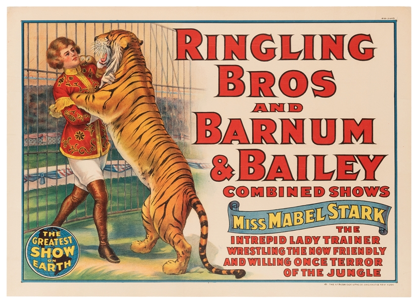  Ringling Bros. and Barnum & Bailey Combined Shows. Miss Mab...