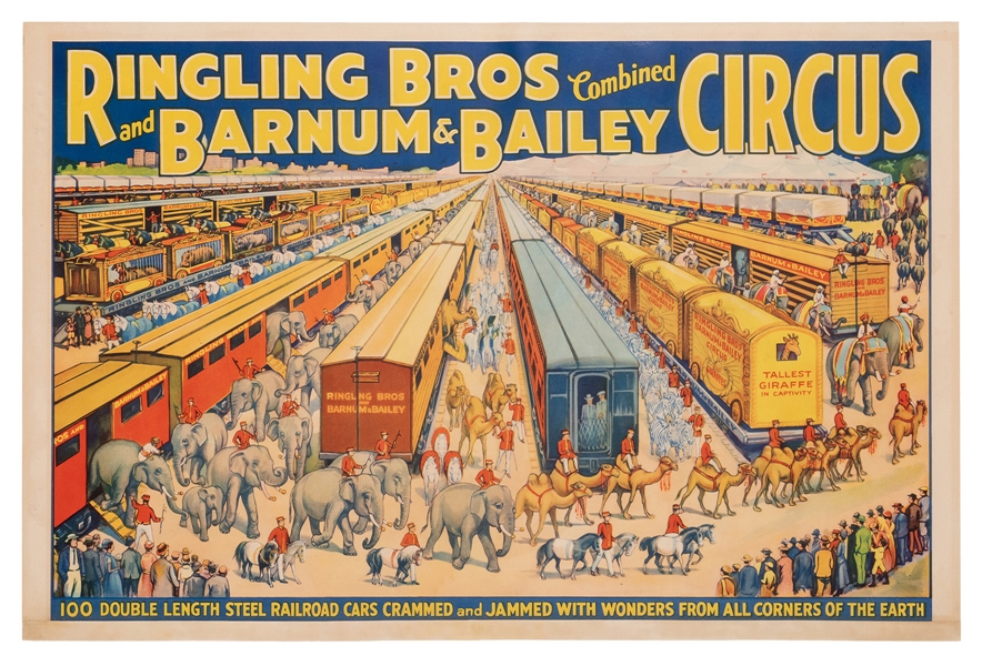  Ringling Bros. and Barnum & Bailey Circus. 100 Double-Lengt...