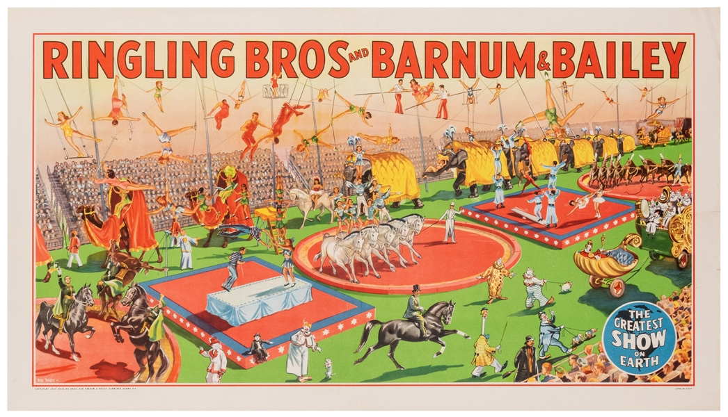  Ringling Bros. and Barnum & Bailey. Greatest Show on Earth....