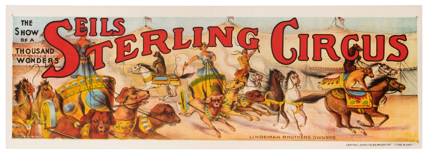  Seils-Sterling Circus. [Equestrians]. Chicago/Milwaukee: Ri...