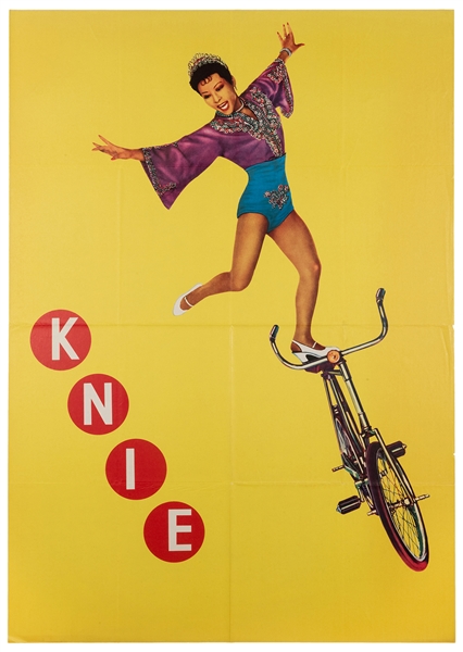  Knie. [Switzerland], ca. 1960s. Bright color offset poster ...