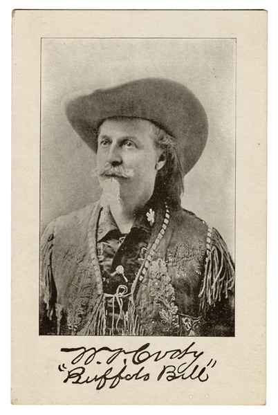  Cody, William F. Buffalo Bill Souvenir Portrait Card. N.p.,...