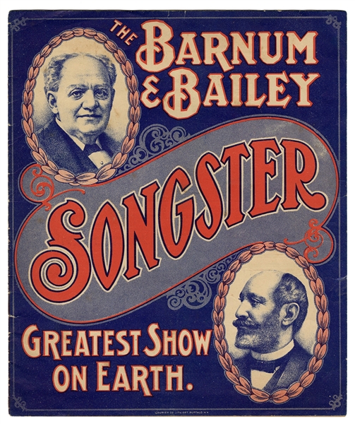  The Barnum & Bailey Greatest Show on Earth. Songster. Buffa...
