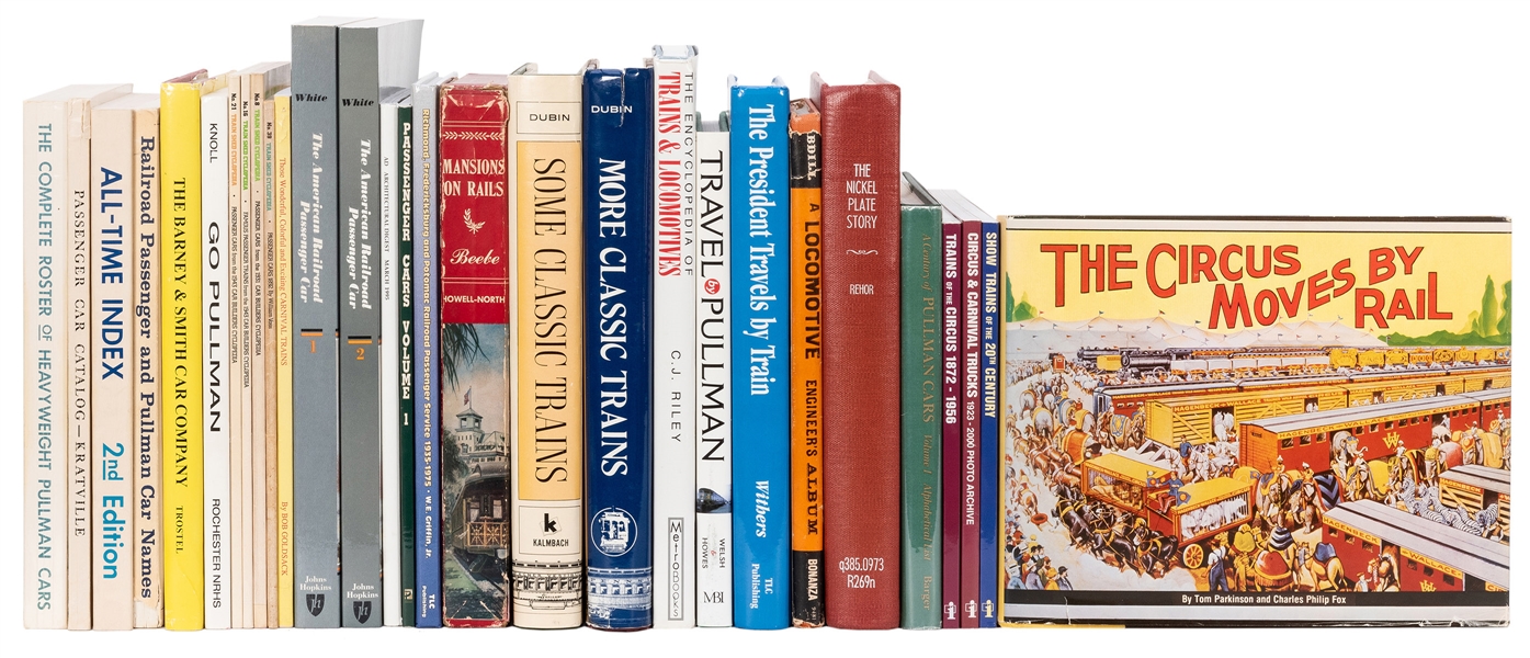  [Railroadiana] Group of Books and Magazines on Railroads. F...